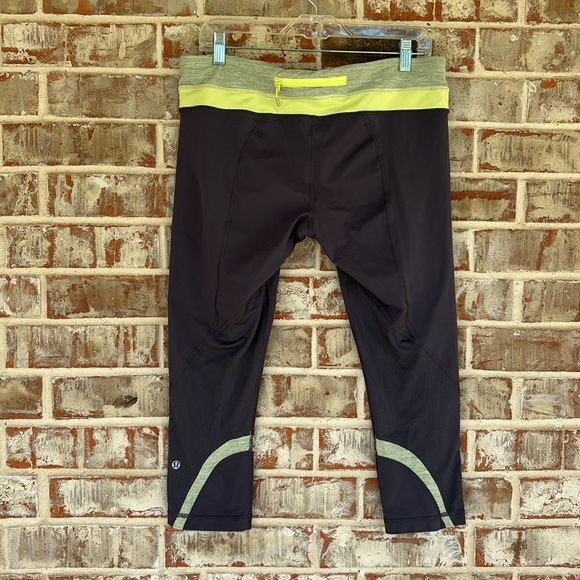 Lululemon Soul Cycle Rum Inspire II Gray Cropped Leggings - Picture 7 of 10